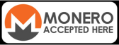 Monero accepted here logo